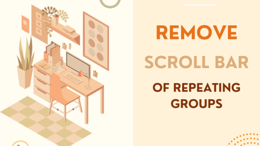 How to Remove Any Scroll Bar From a Repeating Group in Bubble.io