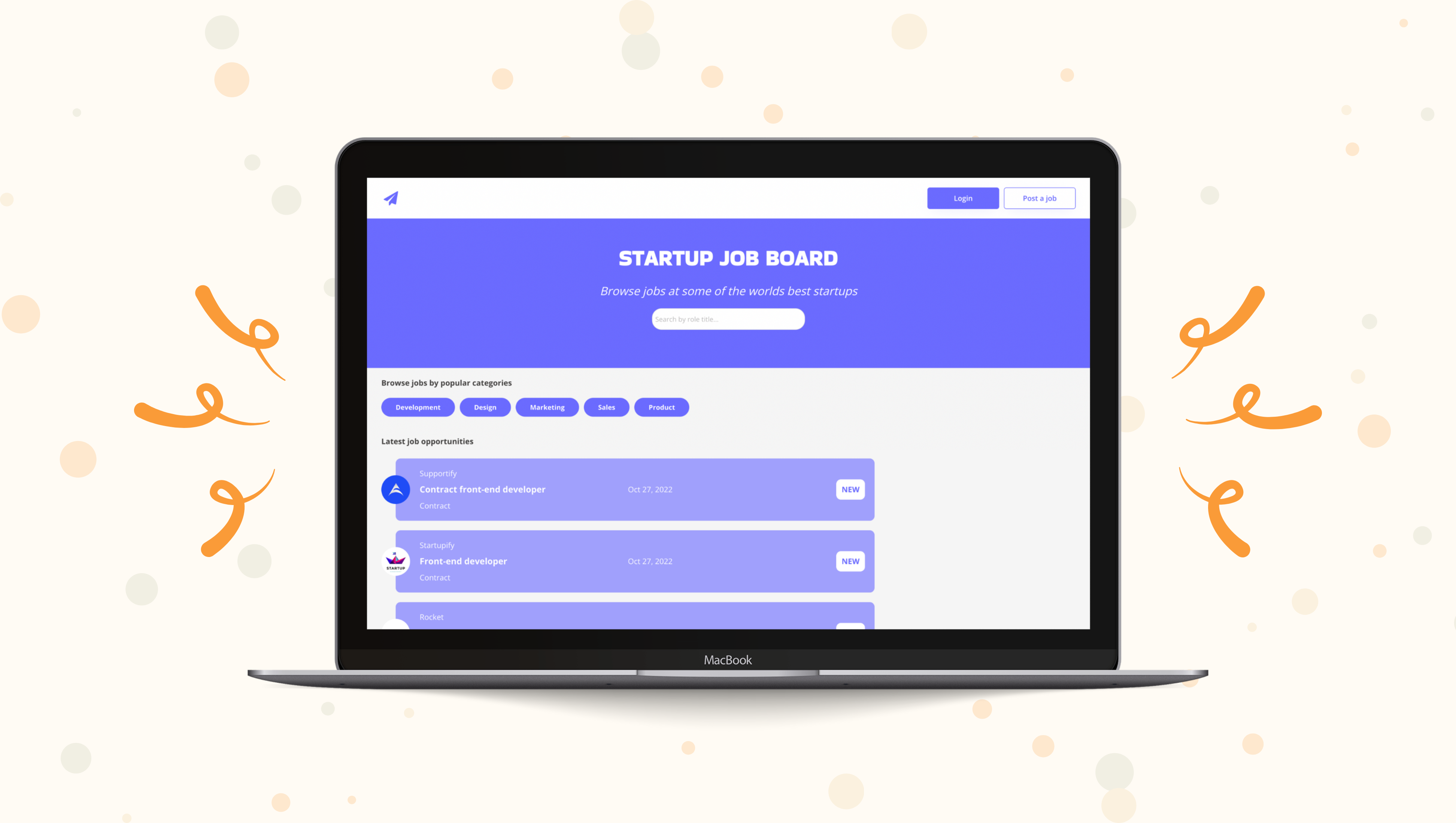 Job board clone course