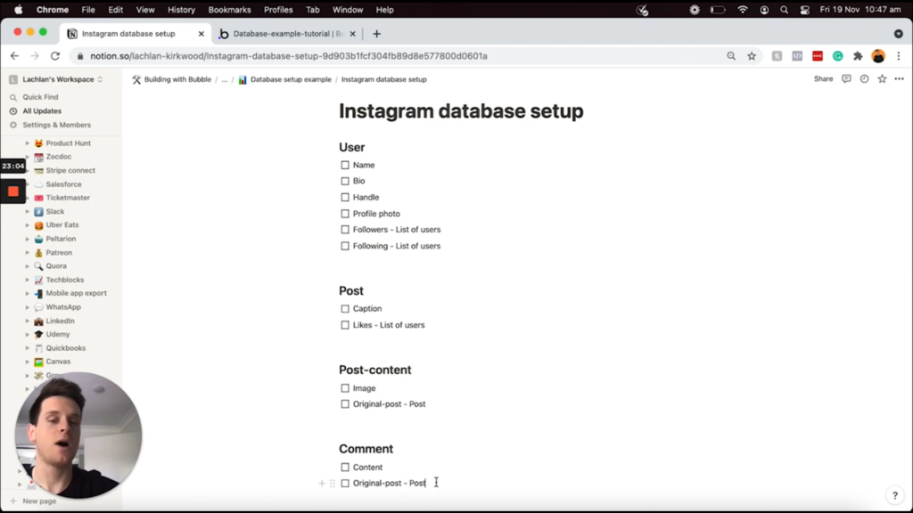 How to Setup Your Custom Database in Bubble - Building with Bubble
