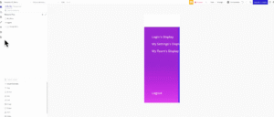the menu section will be a reusable element