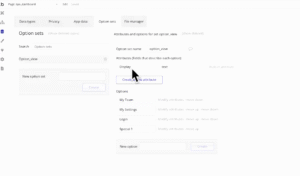 Building a single-page app in Bubble will be easier with option sets