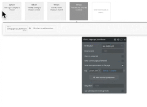 your single-page app in Bubble will have different workflows that will adjust the URL parameters of the current page