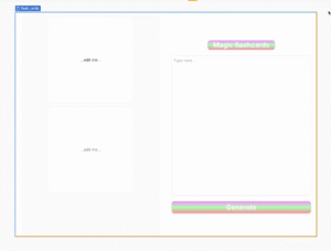 add repeating group for flash cards