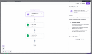 Synthflow started as a Bubble application for creating workflows with AI integration