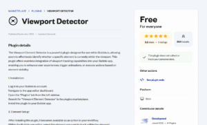 install viewport detector to determine when a user has viewed an image