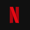 A black and red Netflix logo